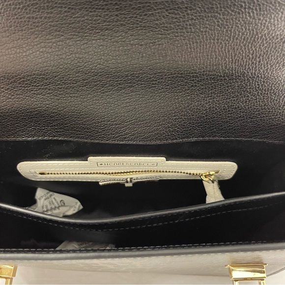 Henri Bendel West 57th RARE Leopard School Bag NWT/ Stripe Dustbin - Picture 3 of 16